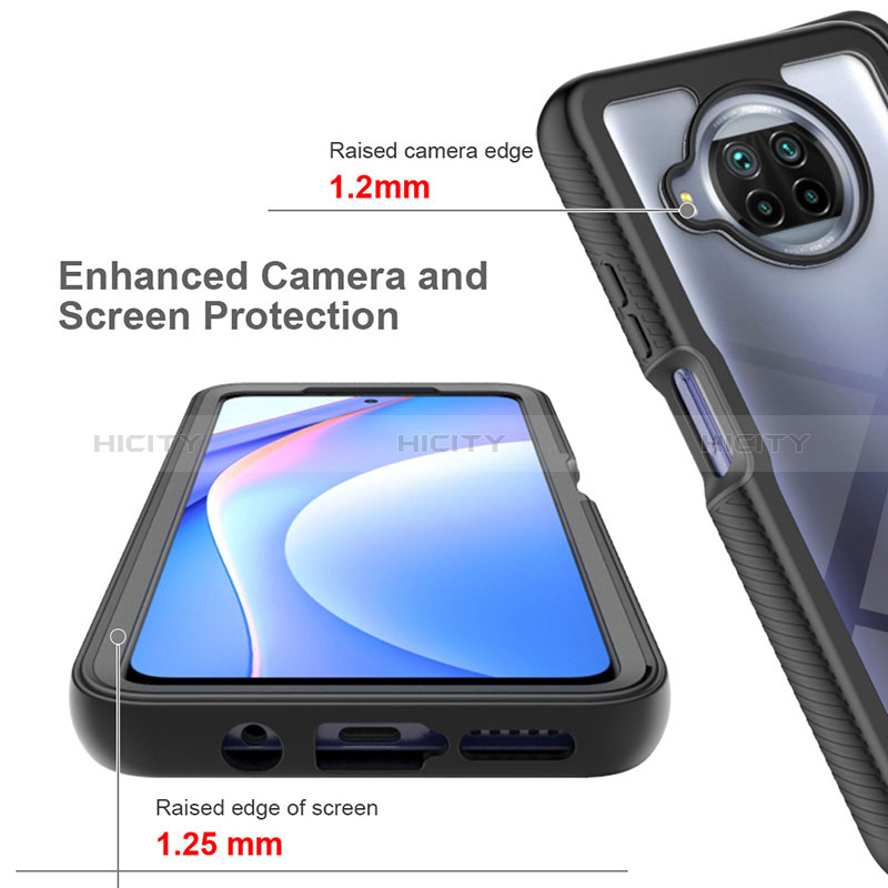 Custodia Silicone Trasparente Laterale 360 Gradi Cover ZJ4 per Xiaomi Mi 10i 5G