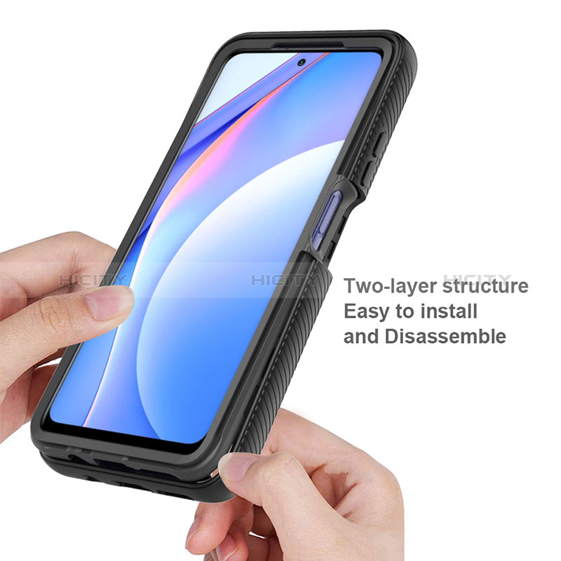 Custodia Silicone Trasparente Laterale 360 Gradi Cover ZJ4 per Xiaomi Mi 10T Lite 5G