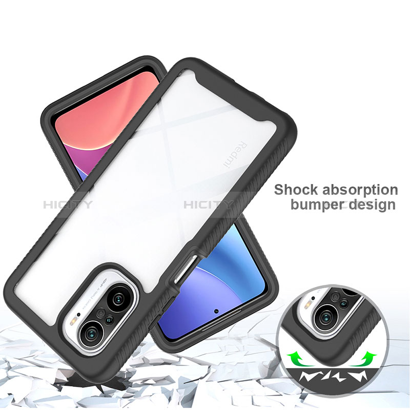 Custodia Silicone Trasparente Laterale 360 Gradi Cover ZJ4 per Xiaomi Mi 11X Pro 5G