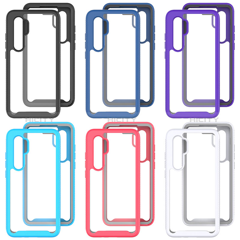 Custodia Silicone Trasparente Laterale 360 Gradi Cover ZJ4 per Xiaomi Mi Note 10 Lite