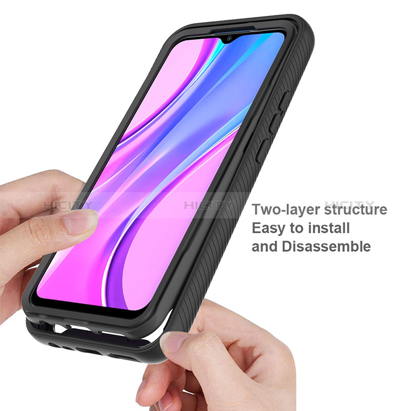 Custodia Silicone Trasparente Laterale 360 Gradi Cover ZJ4 per Xiaomi Poco M2