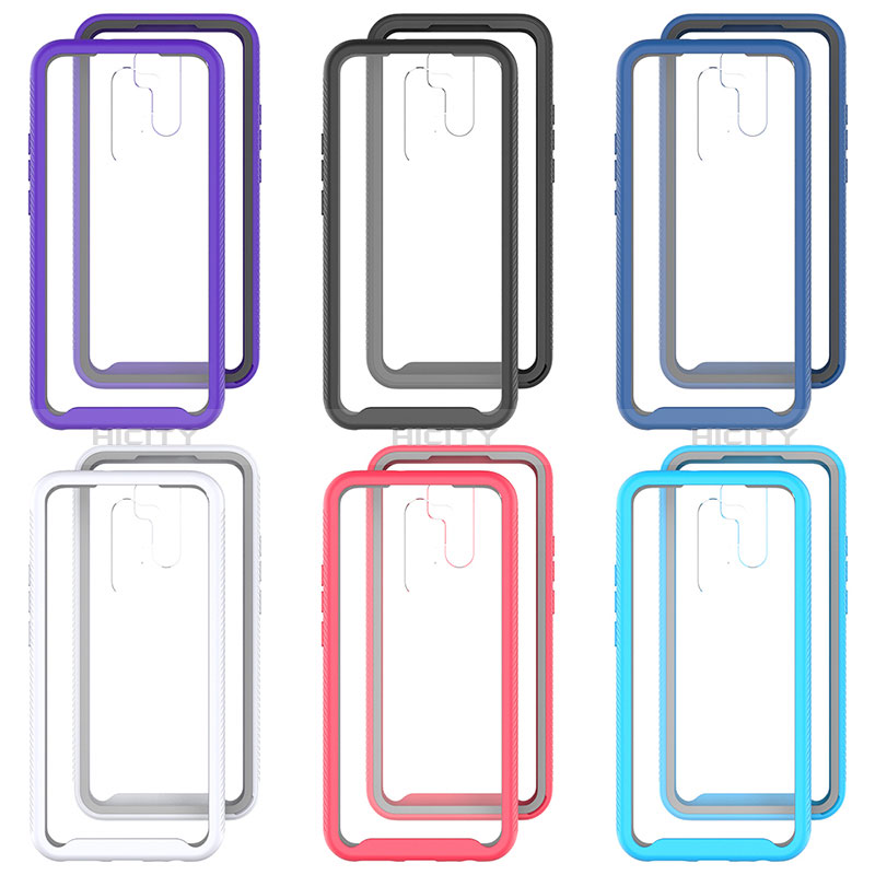 Custodia Silicone Trasparente Laterale 360 Gradi Cover ZJ4 per Xiaomi Poco M2