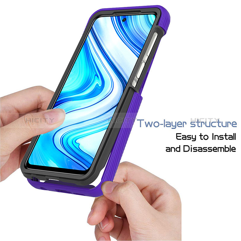 Custodia Silicone Trasparente Laterale 360 Gradi Cover ZJ4 per Xiaomi Poco M2 Pro