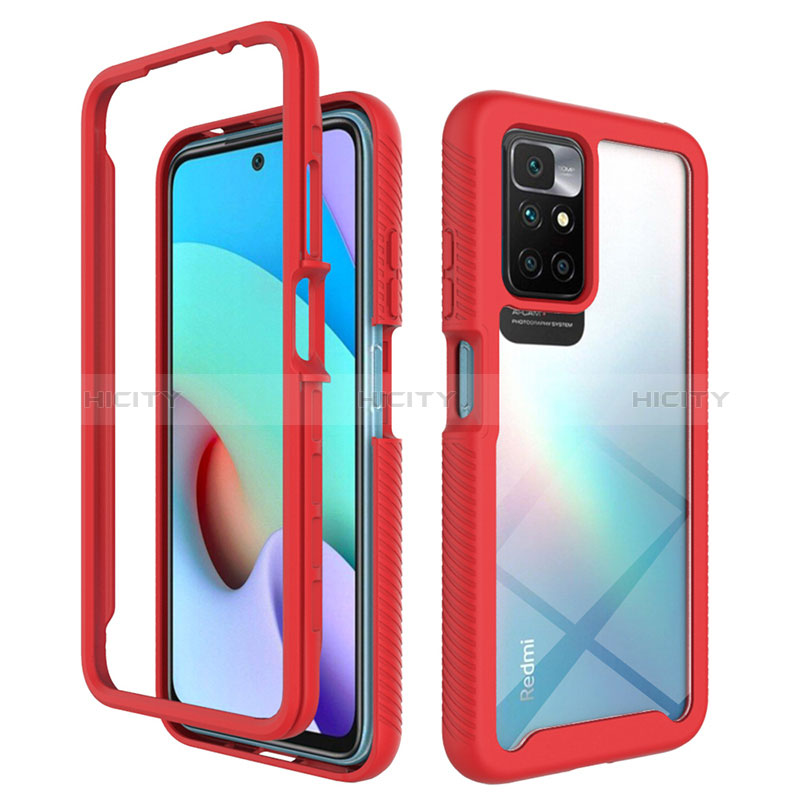 Custodia Silicone Trasparente Laterale 360 Gradi Cover ZJ4 per Xiaomi Redmi 10 (2022)