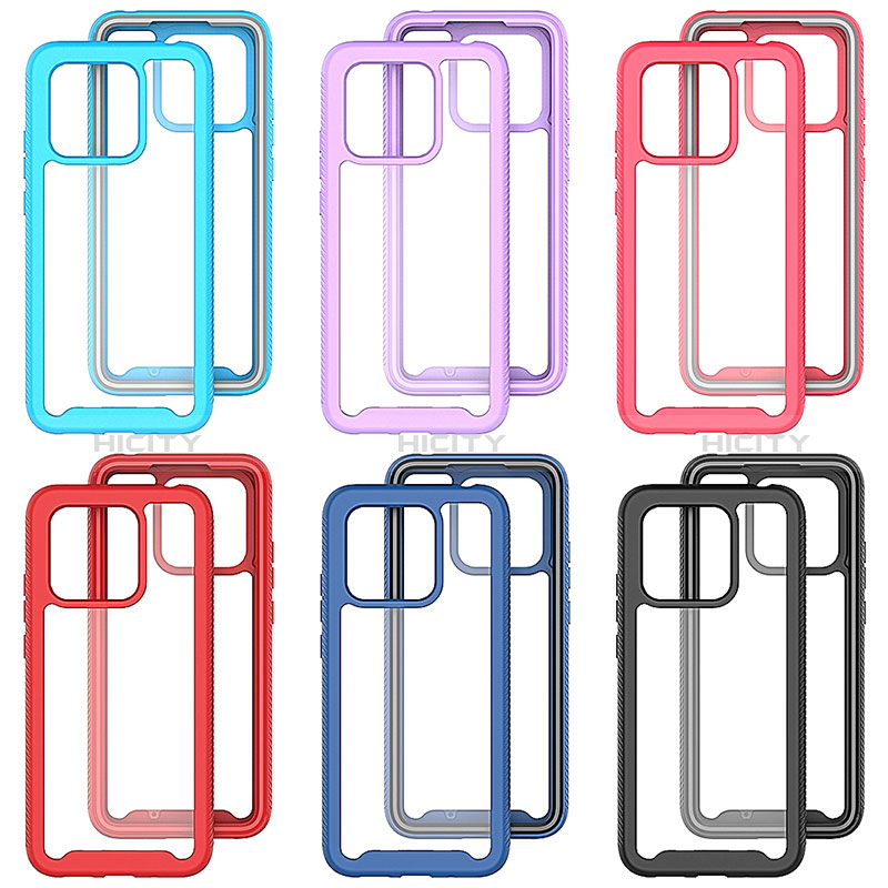 Custodia Silicone Trasparente Laterale 360 Gradi Cover ZJ4 per Xiaomi Redmi 10C 4G