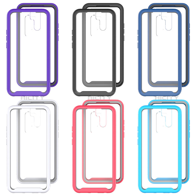 Custodia Silicone Trasparente Laterale 360 Gradi Cover ZJ4 per Xiaomi Redmi 9