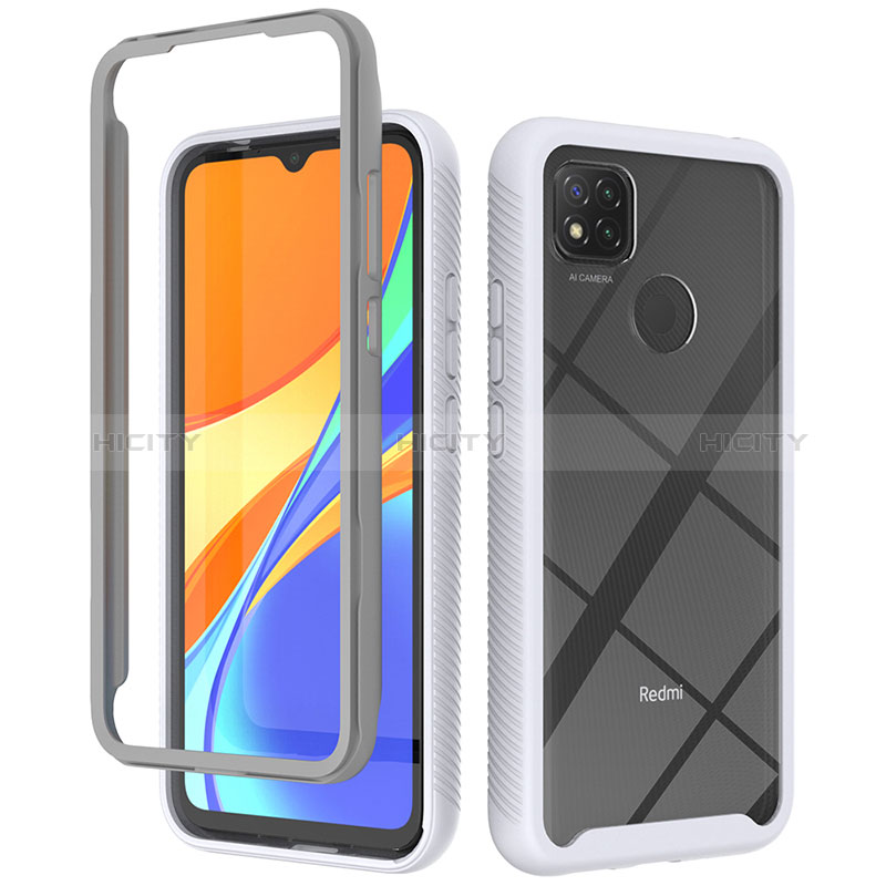 Custodia Silicone Trasparente Laterale 360 Gradi Cover ZJ4 per Xiaomi Redmi 9 Activ