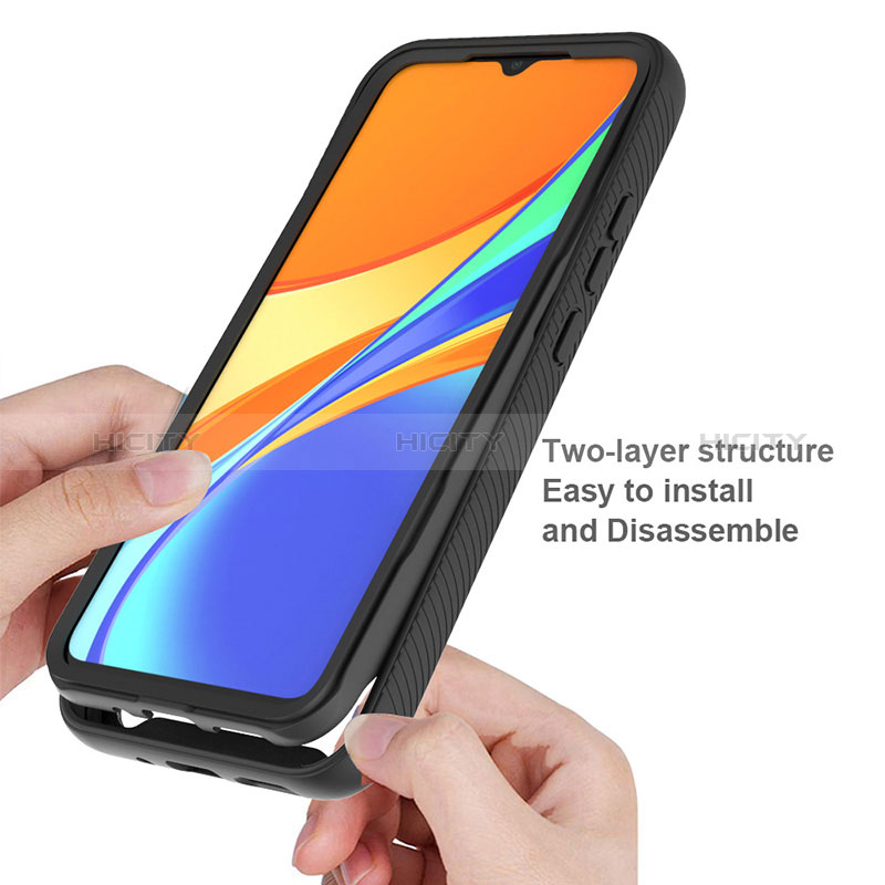 Custodia Silicone Trasparente Laterale 360 Gradi Cover ZJ4 per Xiaomi Redmi 9 Activ