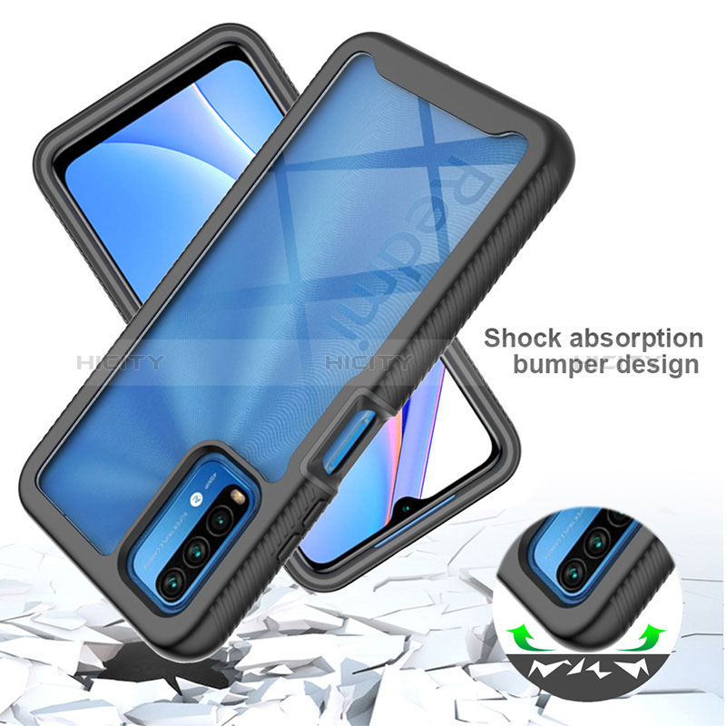 Custodia Silicone Trasparente Laterale 360 Gradi Cover ZJ4 per Xiaomi Redmi 9 Power