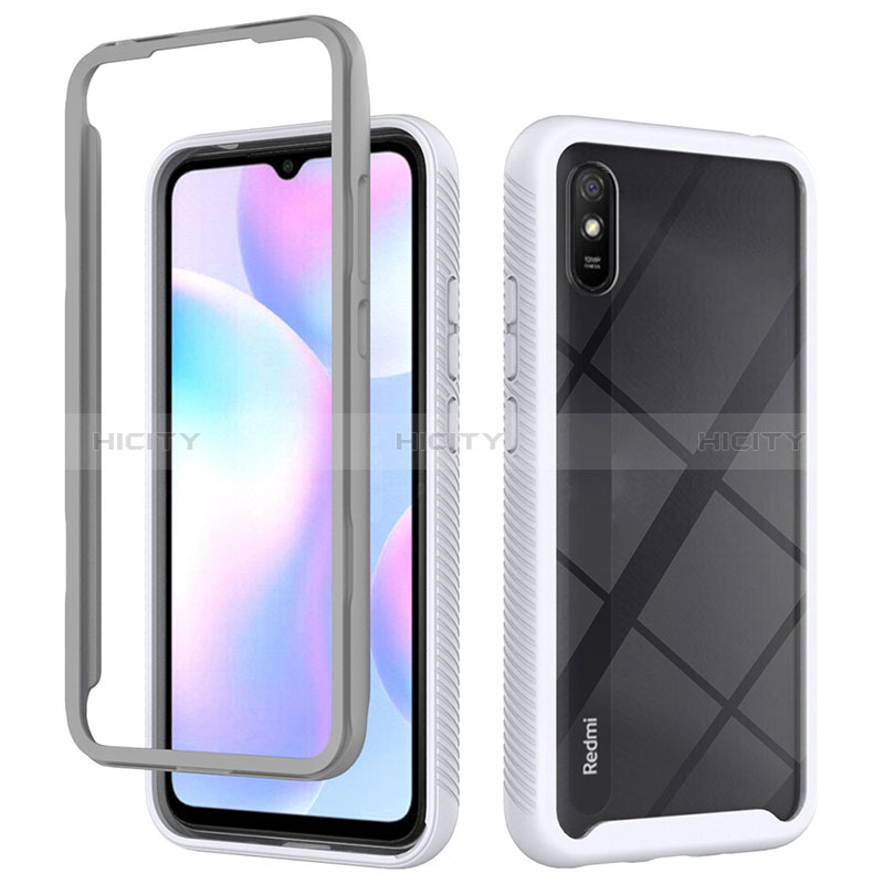 Custodia Silicone Trasparente Laterale 360 Gradi Cover ZJ4 per Xiaomi Redmi 9A