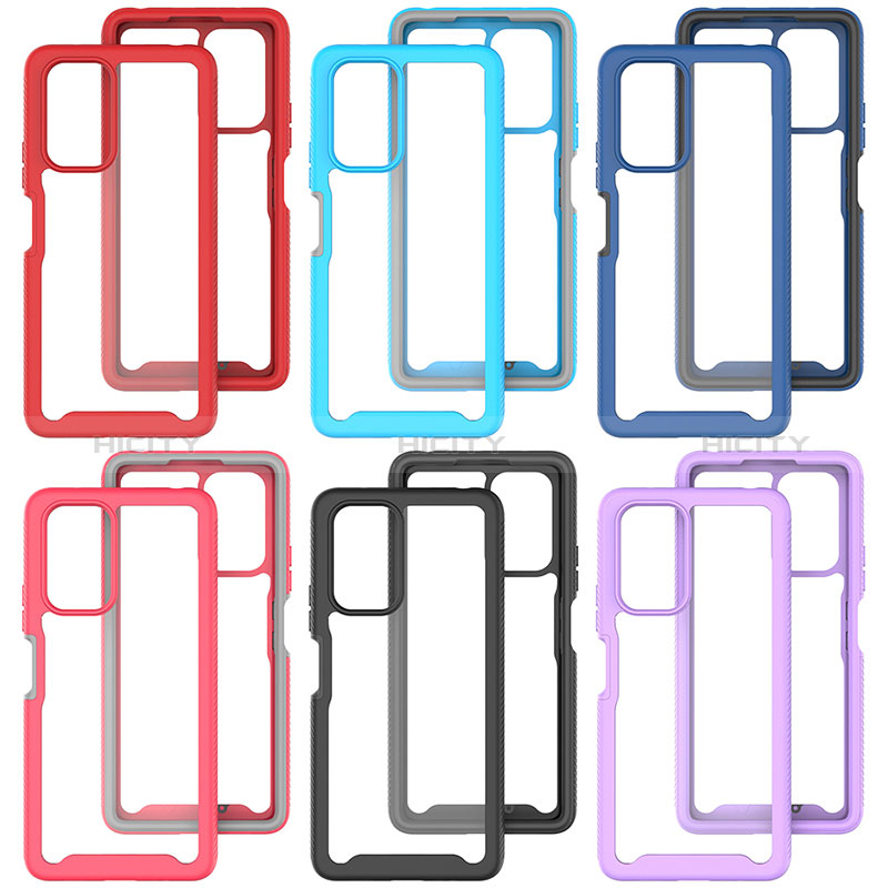 Custodia Silicone Trasparente Laterale 360 Gradi Cover ZJ4 per Xiaomi Redmi Note 10 Pro 4G