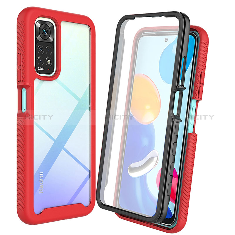 Custodia Silicone Trasparente Laterale 360 Gradi Cover ZJ4 per Xiaomi Redmi Note 11 4G (2022)