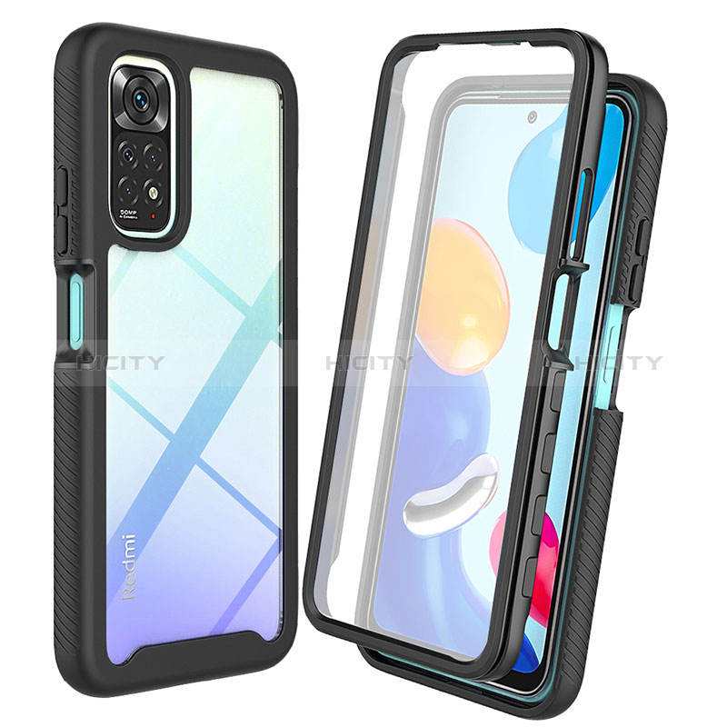 Custodia Silicone Trasparente Laterale 360 Gradi Cover ZJ4 per Xiaomi Redmi Note 11 4G (2022)