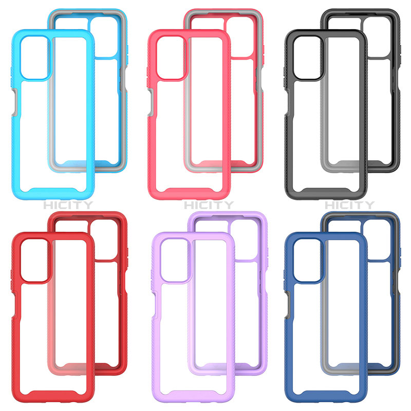 Custodia Silicone Trasparente Laterale 360 Gradi Cover ZJ4 per Xiaomi Redmi Note 11 SE India 4G