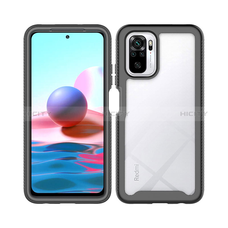 Custodia Silicone Trasparente Laterale 360 Gradi Cover ZJ4 per Xiaomi Redmi Note 11 SE India 4G