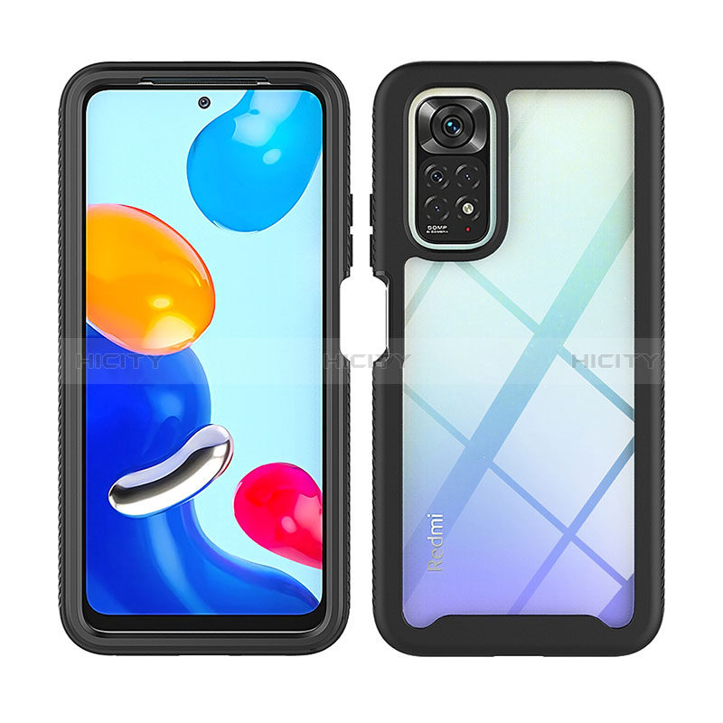 Custodia Silicone Trasparente Laterale 360 Gradi Cover ZJ4 per Xiaomi Redmi Note 11S 4G