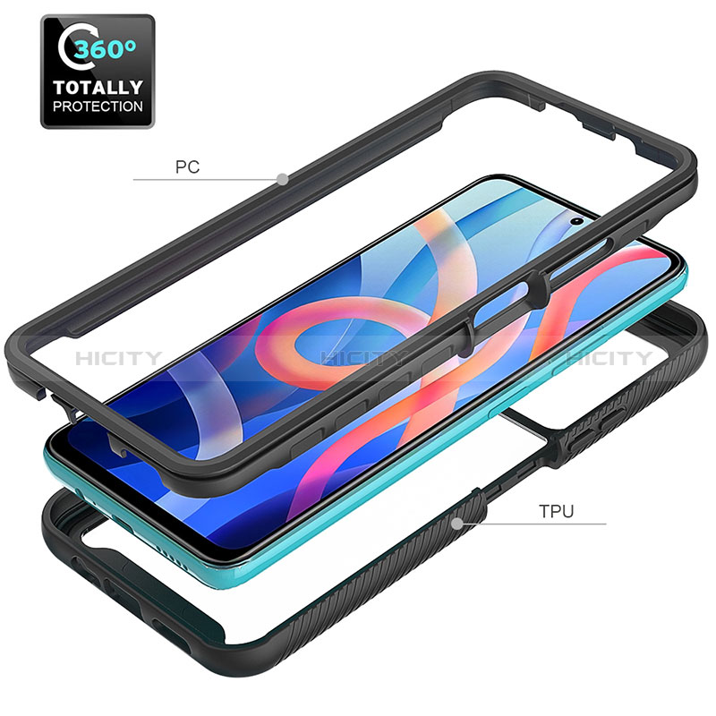 Custodia Silicone Trasparente Laterale 360 Gradi Cover ZJ4 per Xiaomi Redmi Note 11S 5G