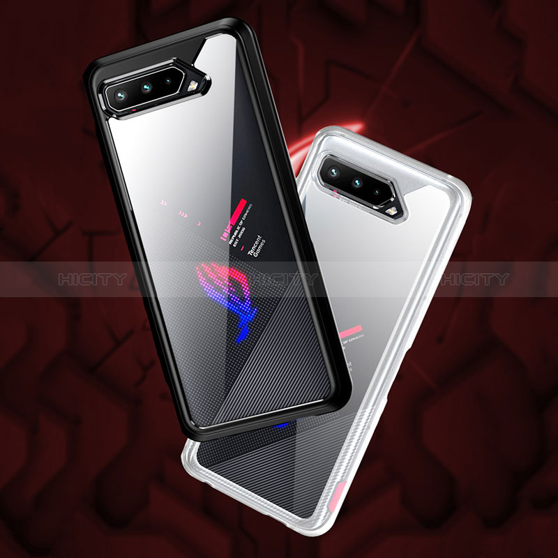 Custodia Silicone Trasparente Laterale 360 Gradi Cover ZJ5 per Asus ROG Phone 5 Pro