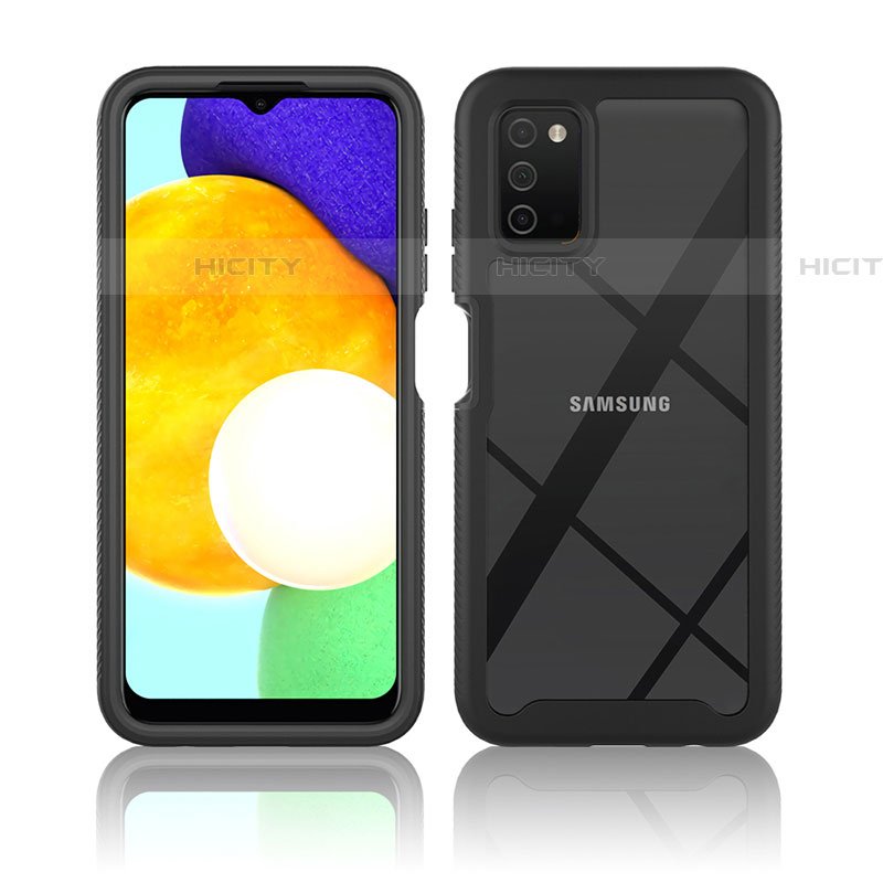 Custodia Silicone Trasparente Laterale 360 Gradi Cover ZJ5 per Samsung Galaxy A03s