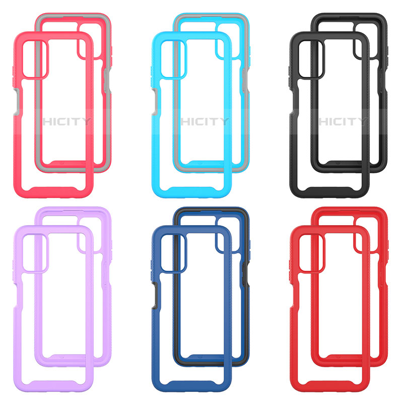 Custodia Silicone Trasparente Laterale 360 Gradi Cover ZJ5 per Samsung Galaxy M02s