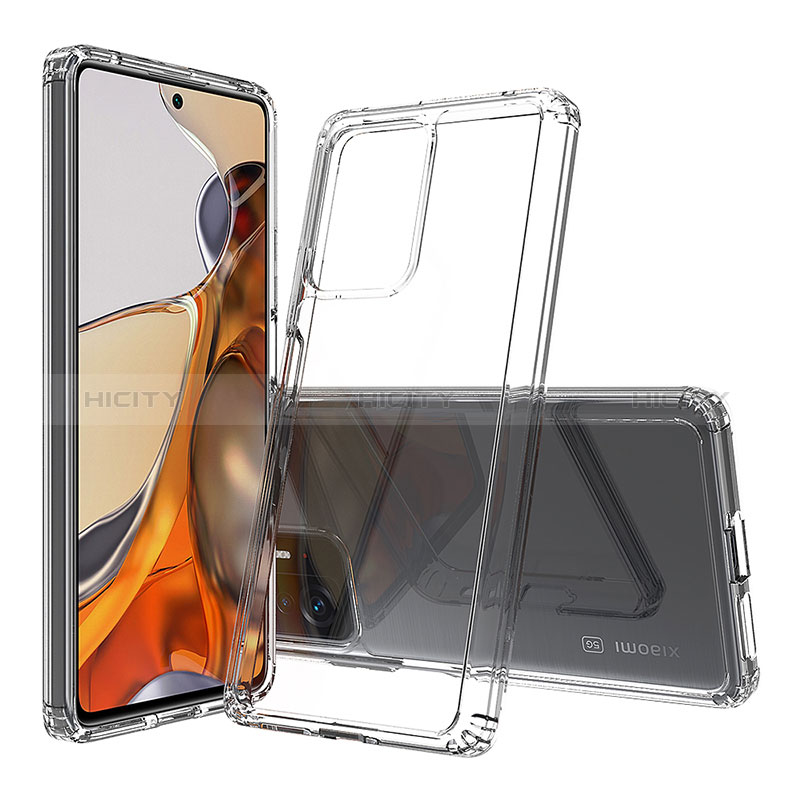 Custodia Silicone Trasparente Laterale 360 Gradi Cover ZJ5 per Xiaomi Mi 11T 5G Chiaro