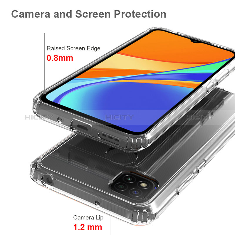 Custodia Silicone Trasparente Laterale 360 Gradi Cover ZJ5 per Xiaomi POCO C3
