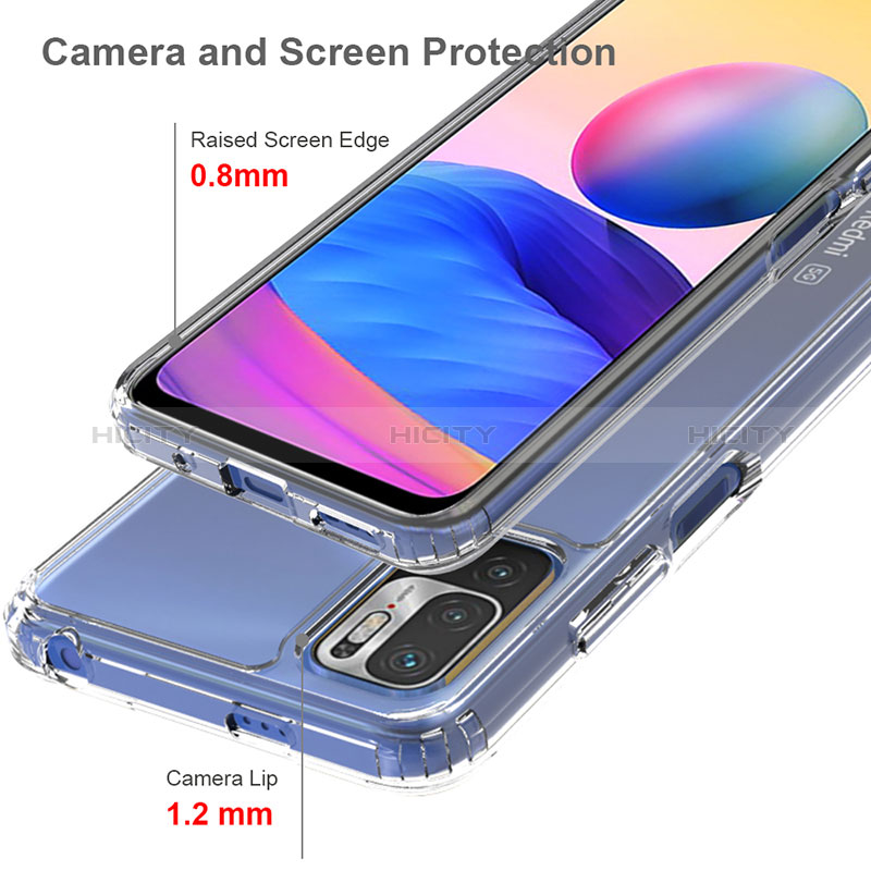 Custodia Silicone Trasparente Laterale 360 Gradi Cover ZJ5 per Xiaomi POCO M3 Pro 5G