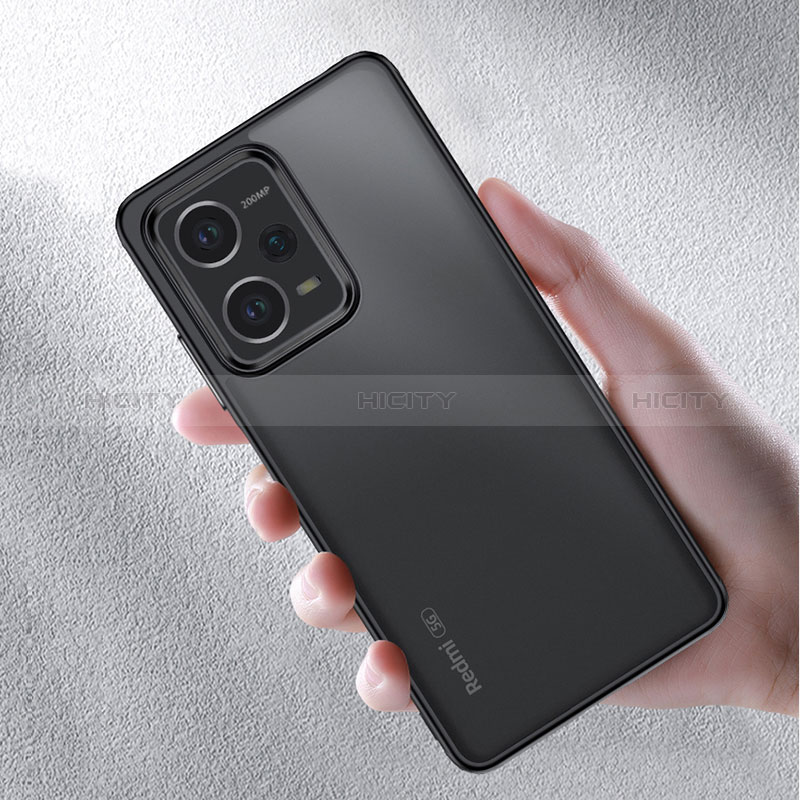 Custodia Silicone Trasparente Laterale 360 Gradi Cover ZJ5 per Xiaomi Redmi Note 12 Pro+ Plus 5G