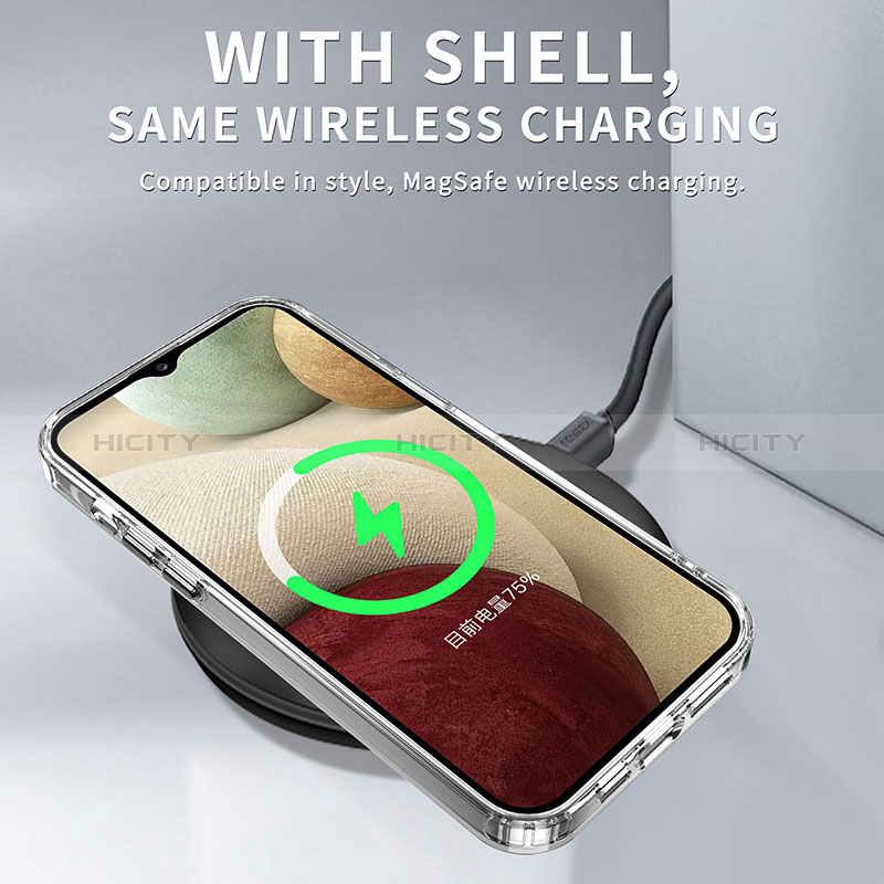 Custodia Silicone Trasparente Laterale Cover AC1 per Samsung Galaxy A12 5G