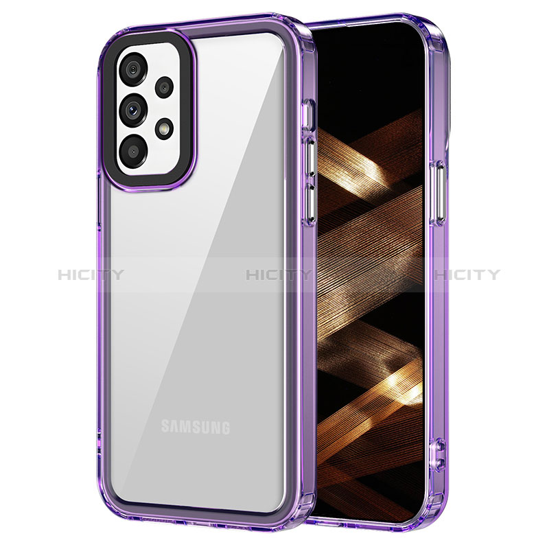 Custodia Silicone Trasparente Laterale Cover AC1 per Samsung Galaxy A53 5G