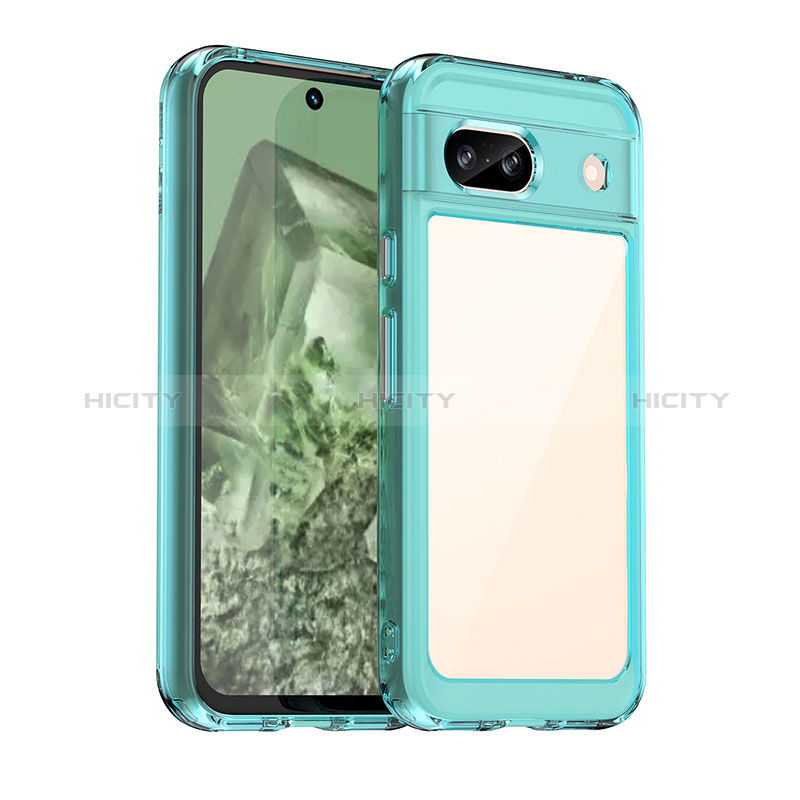 Custodia Silicone Trasparente Laterale Cover J01S per Google Pixel 8a 5G