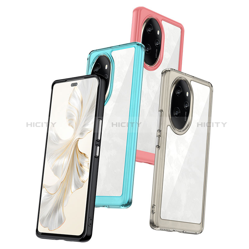 Custodia Silicone Trasparente Laterale Cover J01S per Huawei Honor 100 Pro 5G