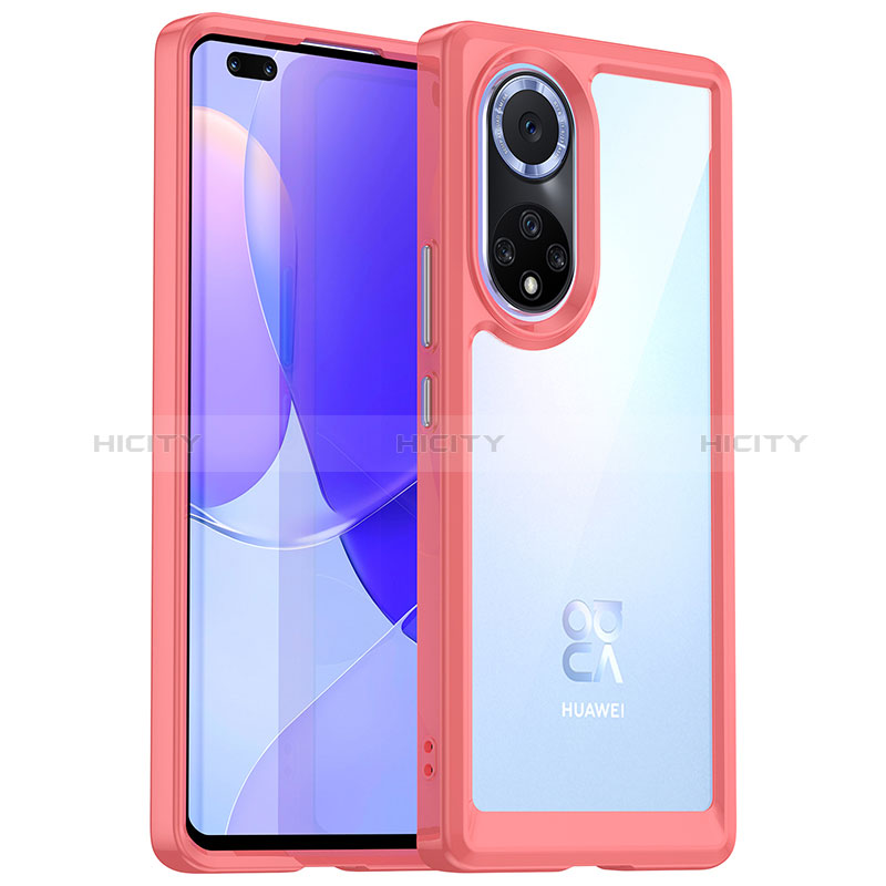 Custodia Silicone Trasparente Laterale Cover J01S per Huawei Honor 50 Pro 5G