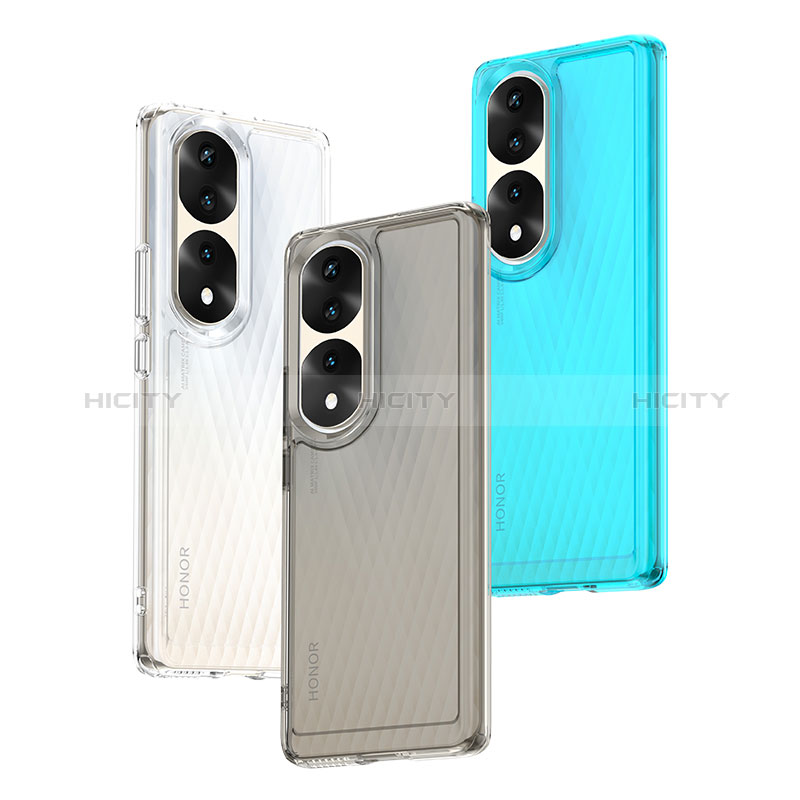 Custodia Silicone Trasparente Laterale Cover J01S per Huawei Honor 70 Pro 5G