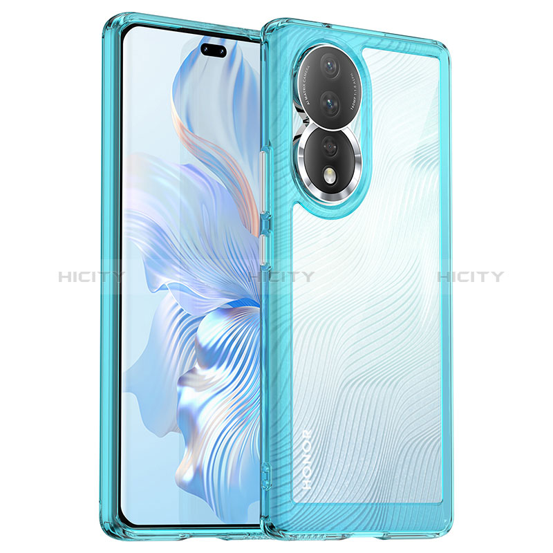 Custodia Silicone Trasparente Laterale Cover J01S per Huawei Honor 80 5G