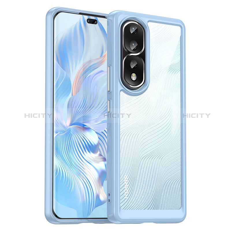 Custodia Silicone Trasparente Laterale Cover J01S per Huawei Honor 80 Pro 5G