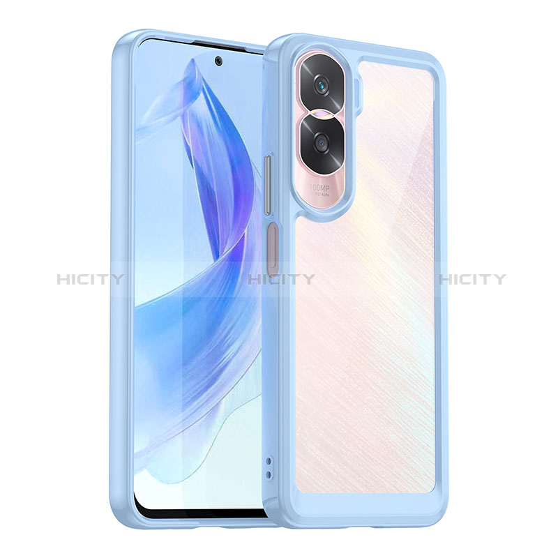 Custodia Silicone Trasparente Laterale Cover J01S per Huawei Honor 90 Lite 5G