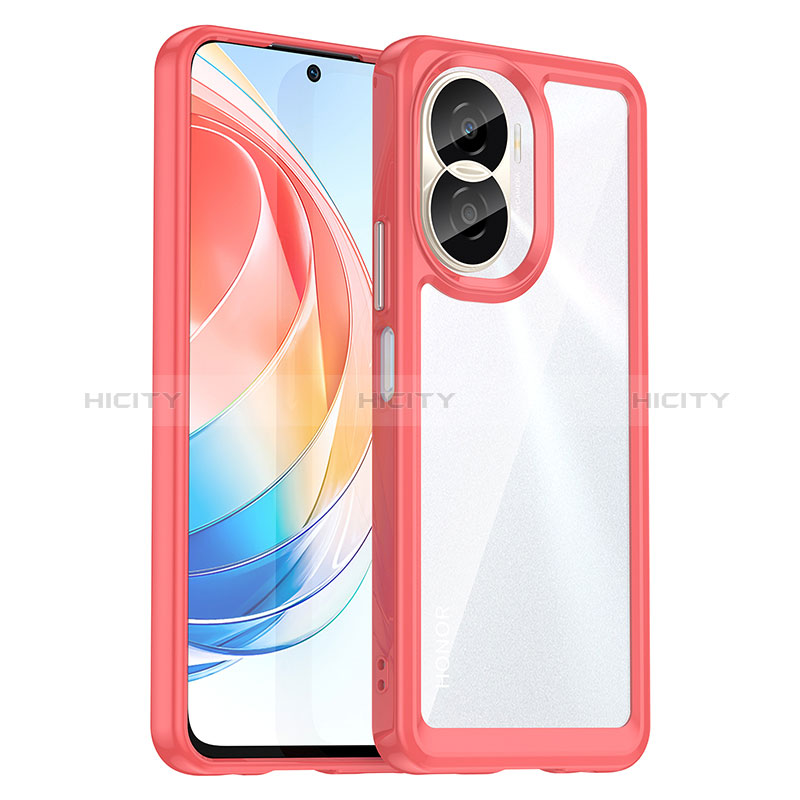 Custodia Silicone Trasparente Laterale Cover J01S per Huawei Honor X40i 5G