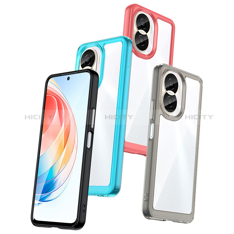 Custodia Silicone Trasparente Laterale Cover J01S per Huawei Honor X40i 5G