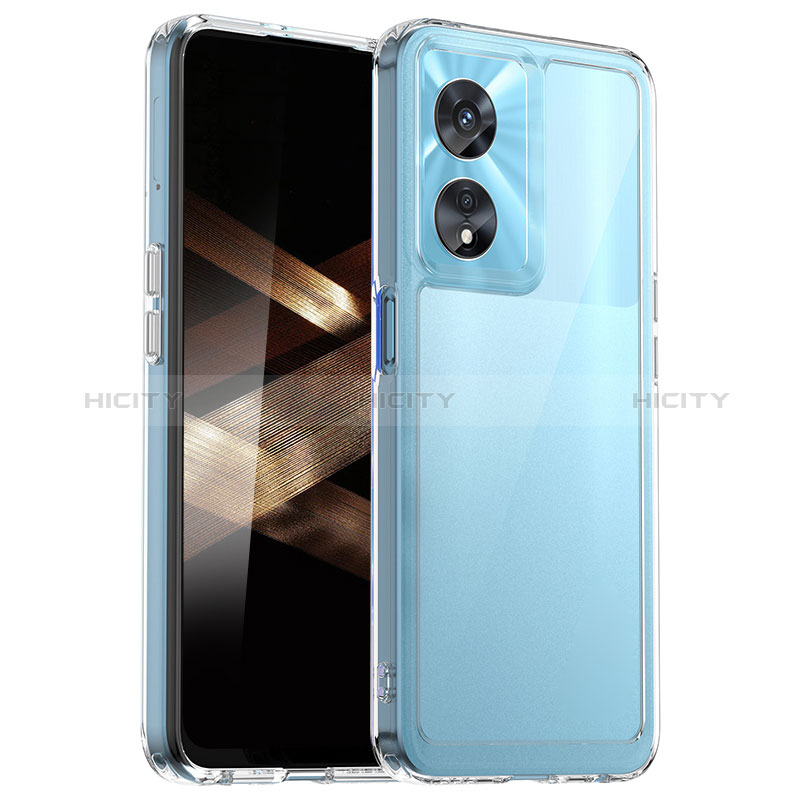 Custodia Silicone Trasparente Laterale Cover J01S per Huawei Honor X5 Plus Chiaro