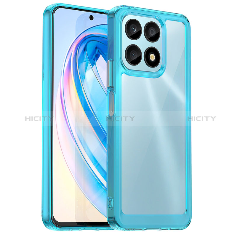 Custodia Silicone Trasparente Laterale Cover J01S per Huawei Honor X8a 4G