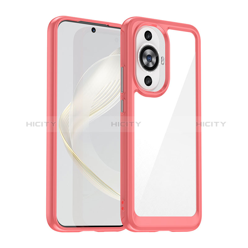 Custodia Silicone Trasparente Laterale Cover J01S per Huawei Nova 11