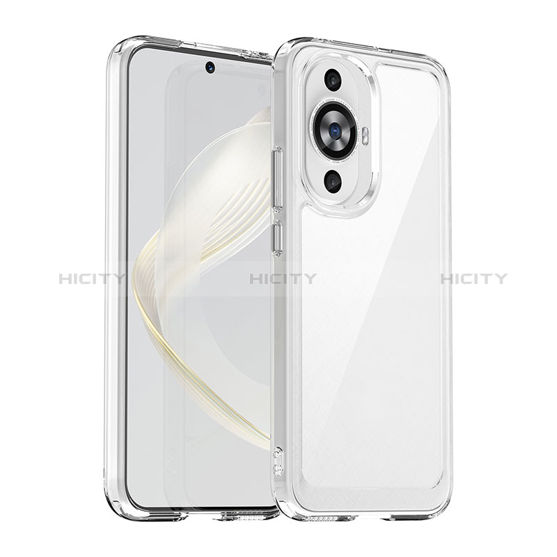 Custodia Silicone Trasparente Laterale Cover J01S per Huawei Nova 11