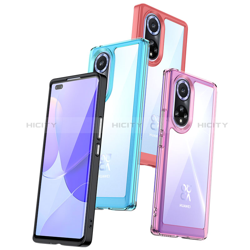 Custodia Silicone Trasparente Laterale Cover J01S per Huawei Nova 9 Pro