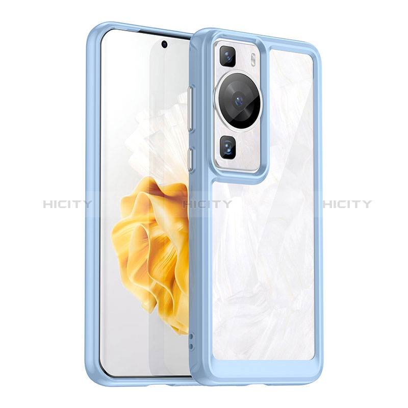 Custodia Silicone Trasparente Laterale Cover J01S per Huawei P60 Pro