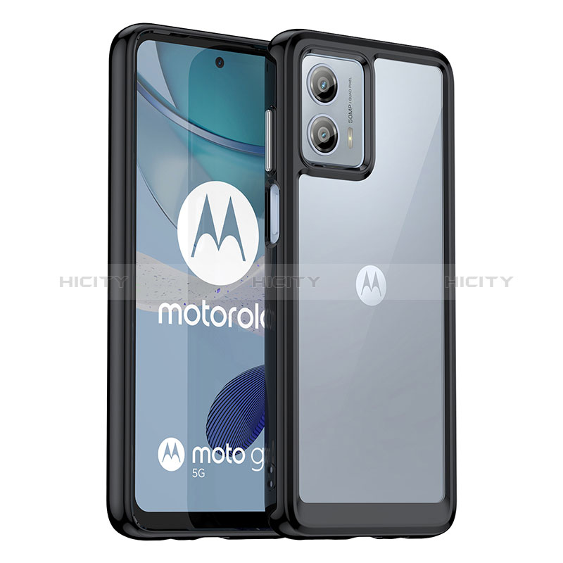 Custodia Silicone Trasparente Laterale Cover J01S per Motorola Moto G53j 5G