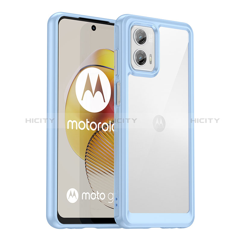 Custodia Silicone Trasparente Laterale Cover J01S per Motorola Moto G73 5G