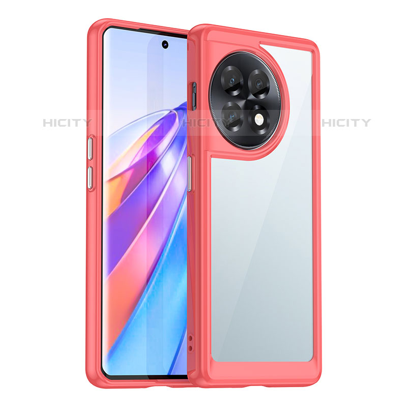 Custodia Silicone Trasparente Laterale Cover J01S per OnePlus Ace 2 Pro 5G