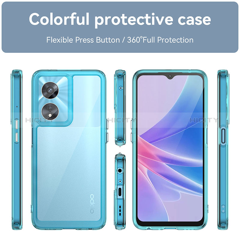 Custodia Silicone Trasparente Laterale Cover J01S per Oppo A1 5G