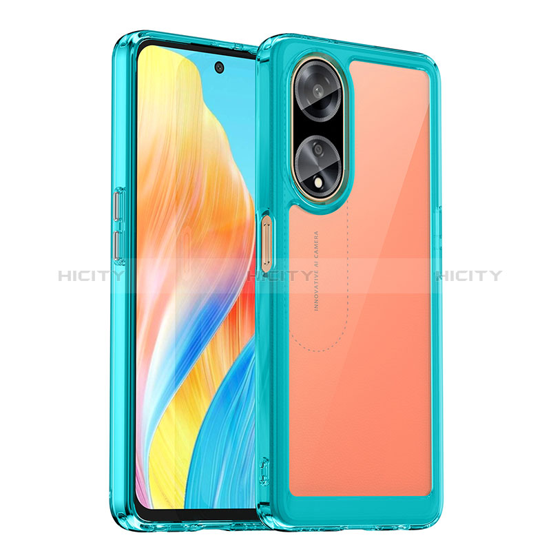 Custodia Silicone Trasparente Laterale Cover J01S per Oppo A98 5G